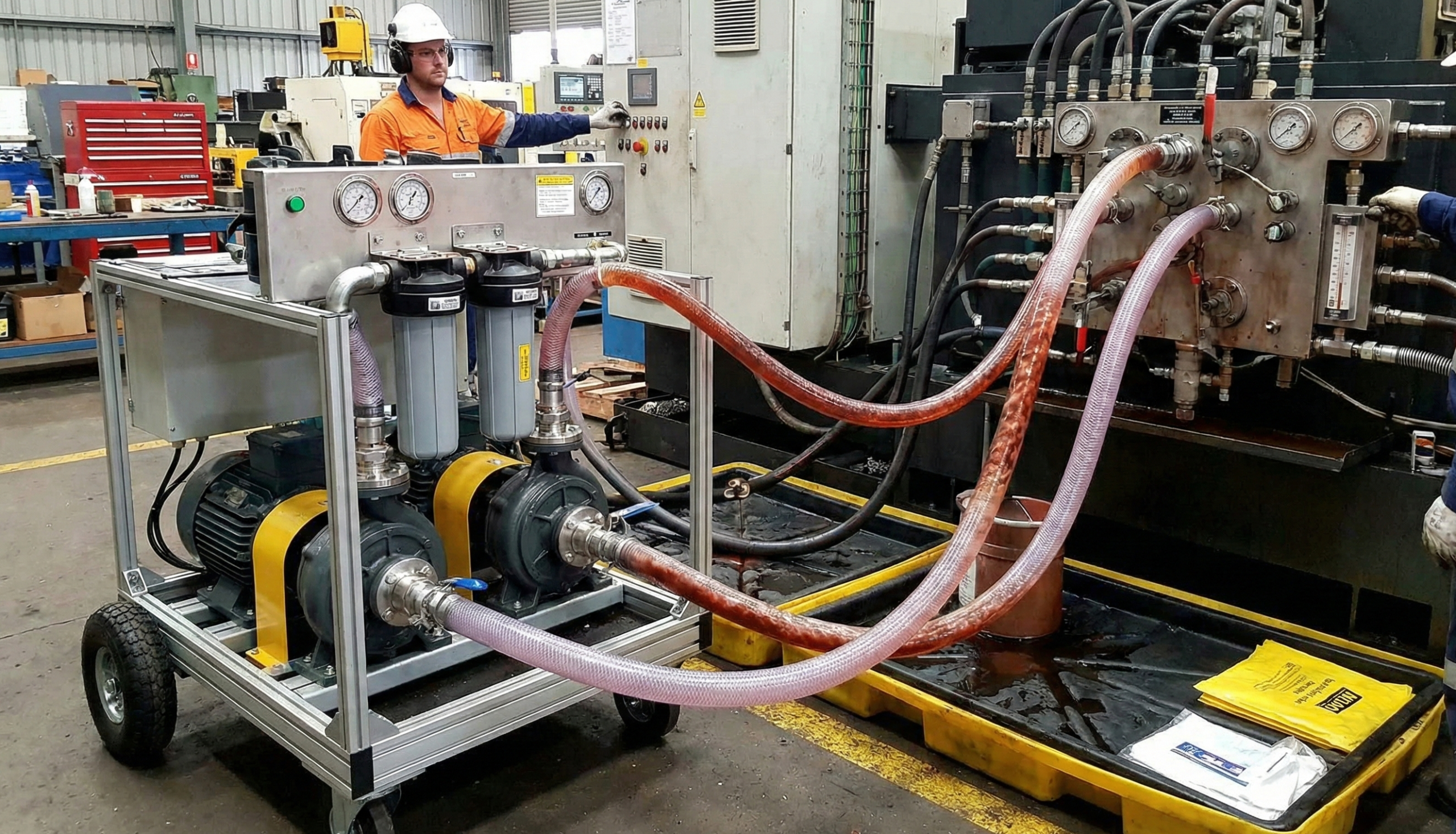 Flushing Hidráulico y Decapado